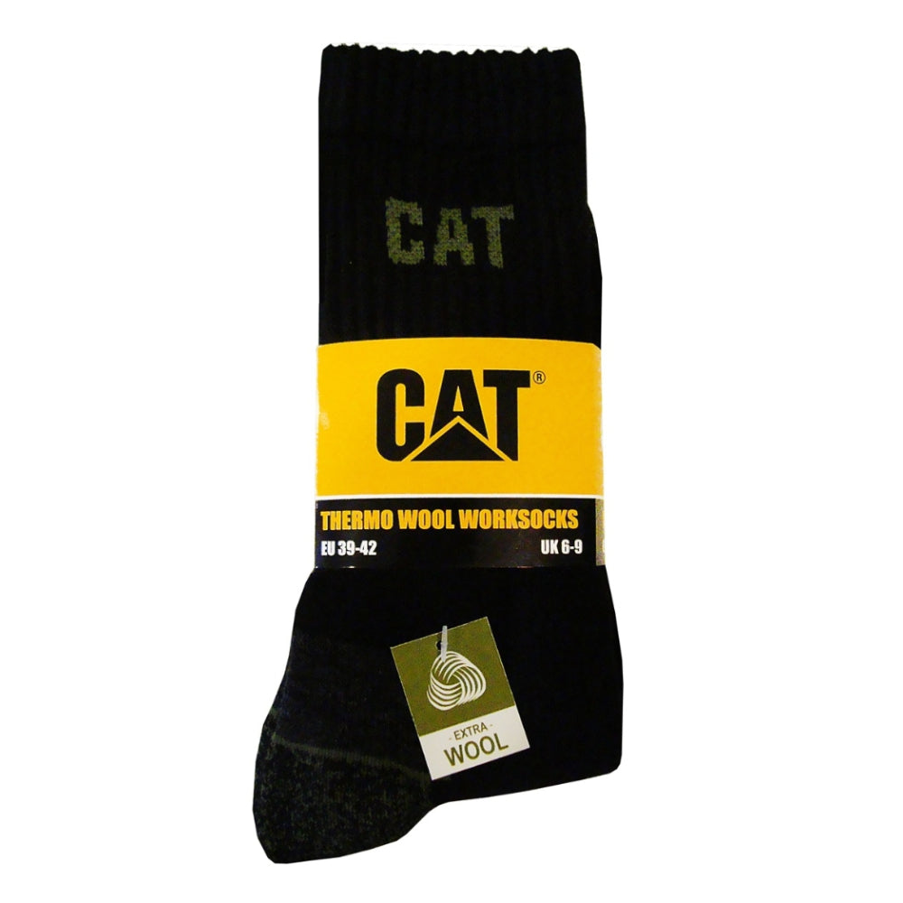Cat thermo ull arbetsstrumpor 2-pack