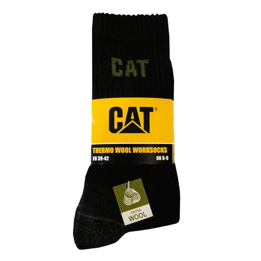 Cat thermo ull arbetsstrumpor 2-pack
