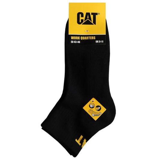 Cat arbetsstrumpor kvarts 3/4 längd 3-pack